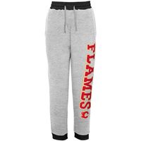 Youth Heathered Gray Calgary Flames Skilled Enforcer - Sweatpants