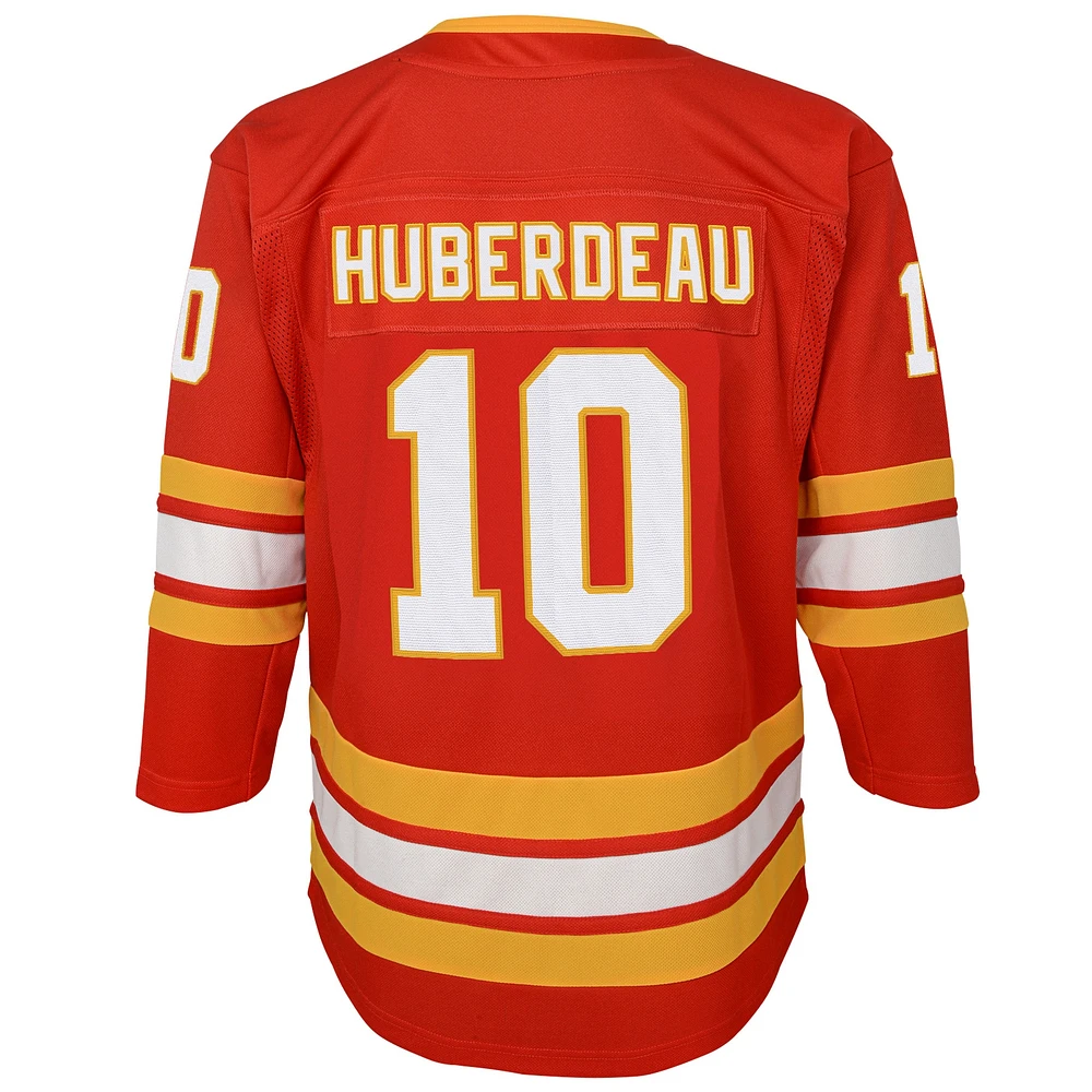 Youth Outerstuff Jonathan Huberdeau Red Calgary Flames 2020/21 Home - Premier Player Jersey