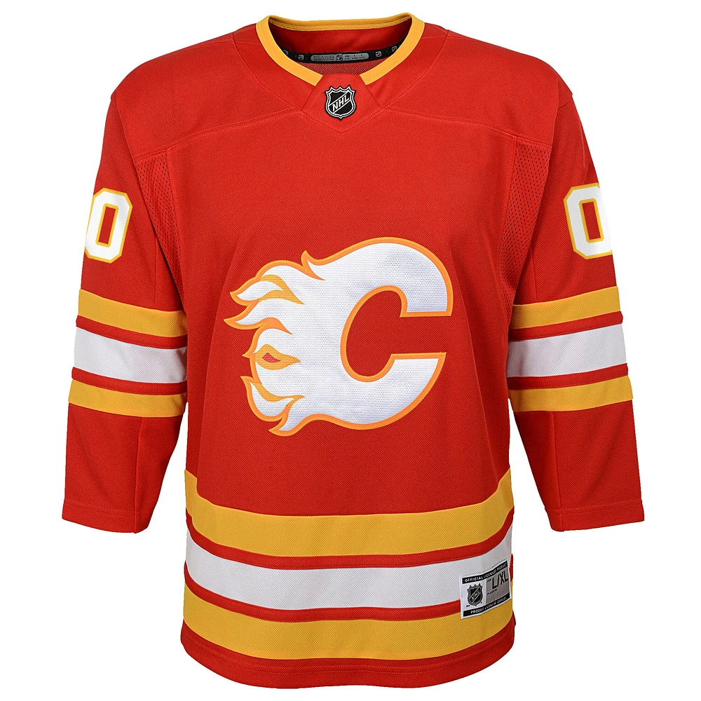 Jeunes Flames de Calgary rouges Domicile 2020/21 - Maillot personnalisé Premier