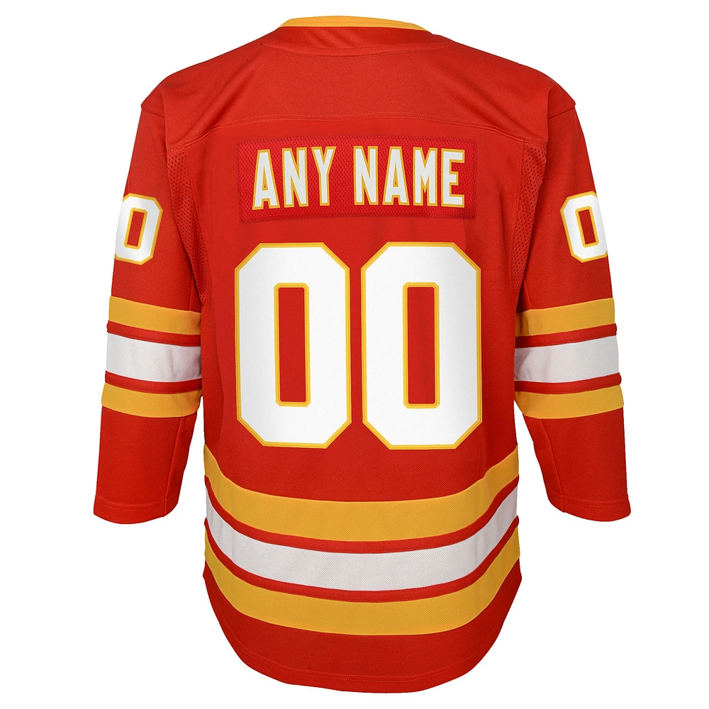 Jeunes Flames de Calgary rouges Domicile 2020/21 - Maillot personnalisé Premier