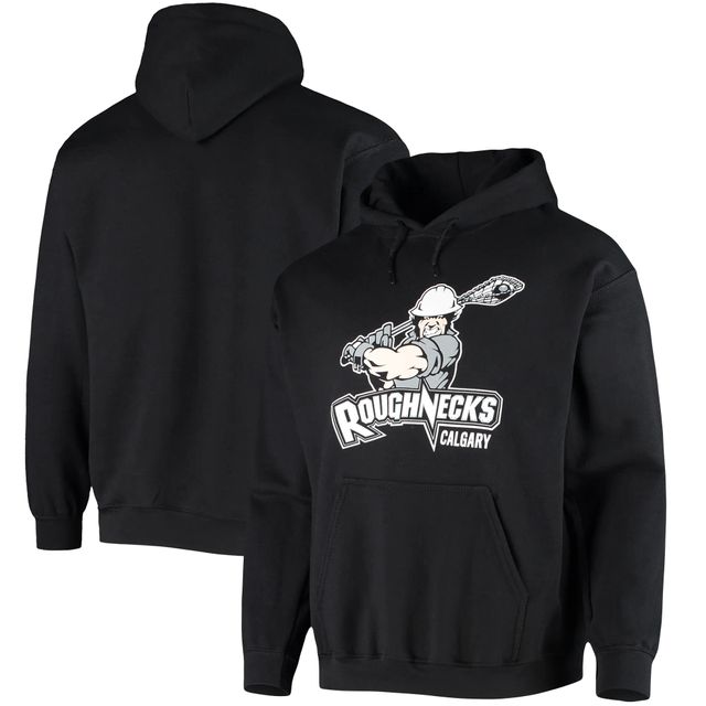 Chandail à capuchon uni Calgary Roughnecks noir pour homme