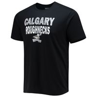 Men's Levelwear Black Calgary Roughnecks Team Logo Thrive T-Shirt