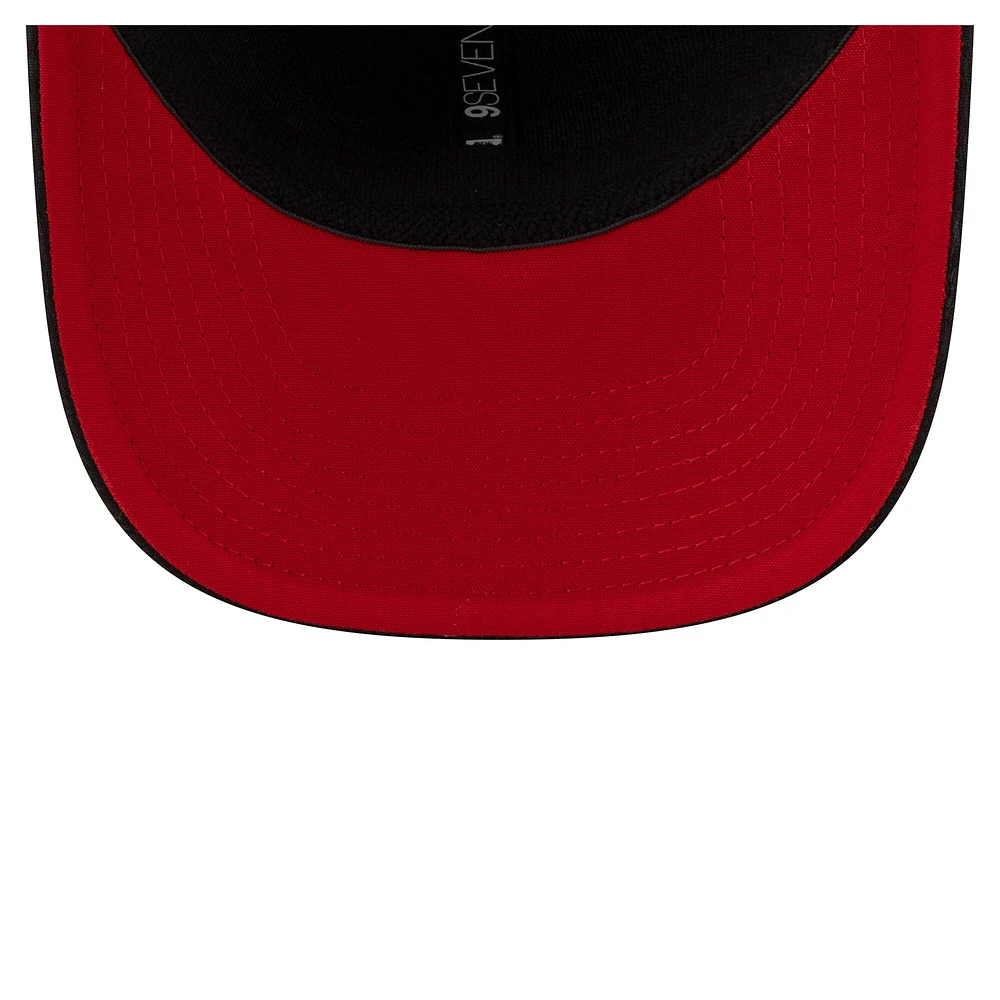 Men's New Era Black Calgary Stampeders Sideline Alternate 9SEVENTY Stretch-Snap Hat