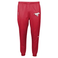 Men's New Era Red Calgary Stampeders Friction Woven Ripstop Pants