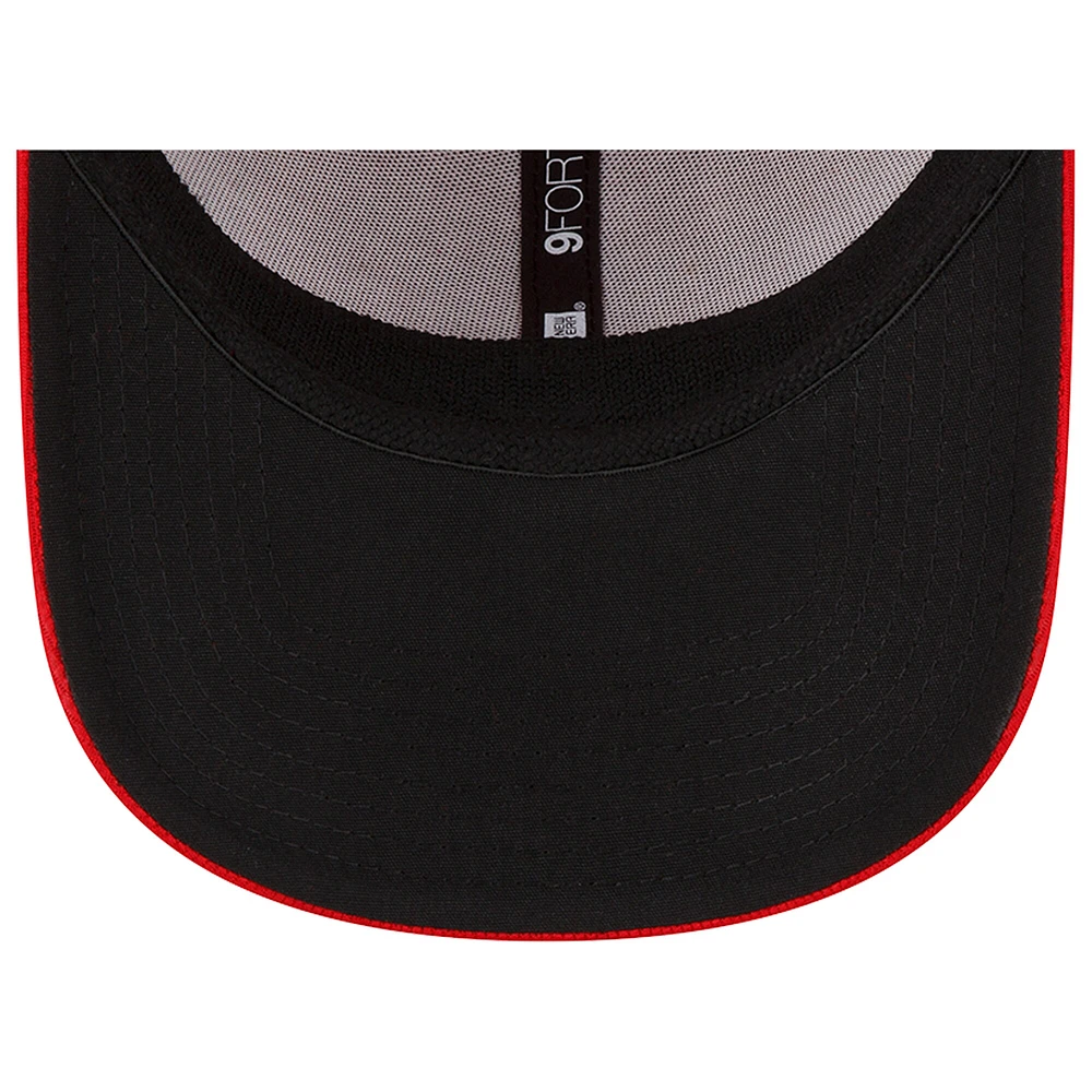 Casquette réglable 9FORTY Sideline des Stampeders de Calgary New Era pour homme, rouge