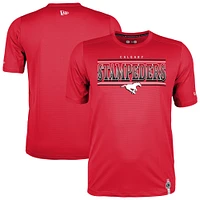 T-shirt de performance rouge New Era pour homme des Stampeders Calgary