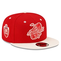 Casquette Snapback 9FIFTY rouge des Stampeders de Calgary New Era pour hommes