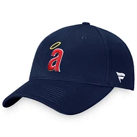 Men's Fanatics Navy California Angels Cooperstown Collection Core Adjustable Hat