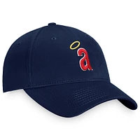 Men's Fanatics Navy California Angels Cooperstown Collection Core Adjustable Hat