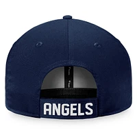 Men's Fanatics Navy California Angels Cooperstown Collection Core Adjustable Hat