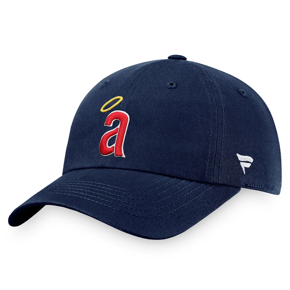 Men's Fanatics Navy California Angels Cooperstown Core - Adjustable Hat