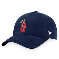 Fanatics Navy California Angels Cooperstown Core pour hommes - Casquette réglable