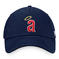 Fanatics Navy California Angels Cooperstown Core pour hommes - Casquette réglable