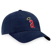 Fanatics Navy California Angels Cooperstown Core pour hommes - Casquette réglable