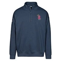 Sweat-shirt zippé Murray pour homme de la collection Cooperstown des California Angels Levelwear, bleu marine