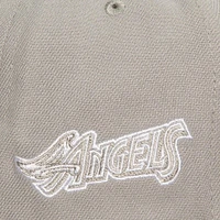 Men's Mitchell & Ness Gray California Angels Cooperstown Collection Snapback Hat