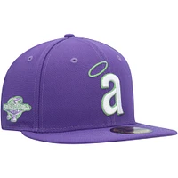 Casquette ajustée 59FIFTY pour homme California Angels Collection Cooperstown Lime Side Patch New Era