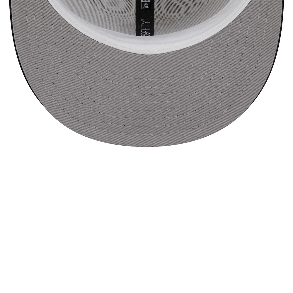 Casquette ajustée 59FIFTY California Angels Optic New Era pour homme, blanc/bleu marine