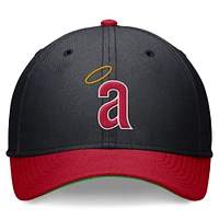 Casquette Nike Marine/Rouge California Angels Cooperstown Collection Rewind Swooshflex Performance pour homme