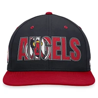 Casquette Nike California Angels Cooperstown Collection Pro Snapback pour homme, bleu marine