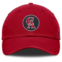 Men's Nike Red California Angels Club Adjustable Hat
