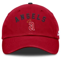 Men's Nike  Red California Angels Cooperstown Collection Club Adjustable Hat