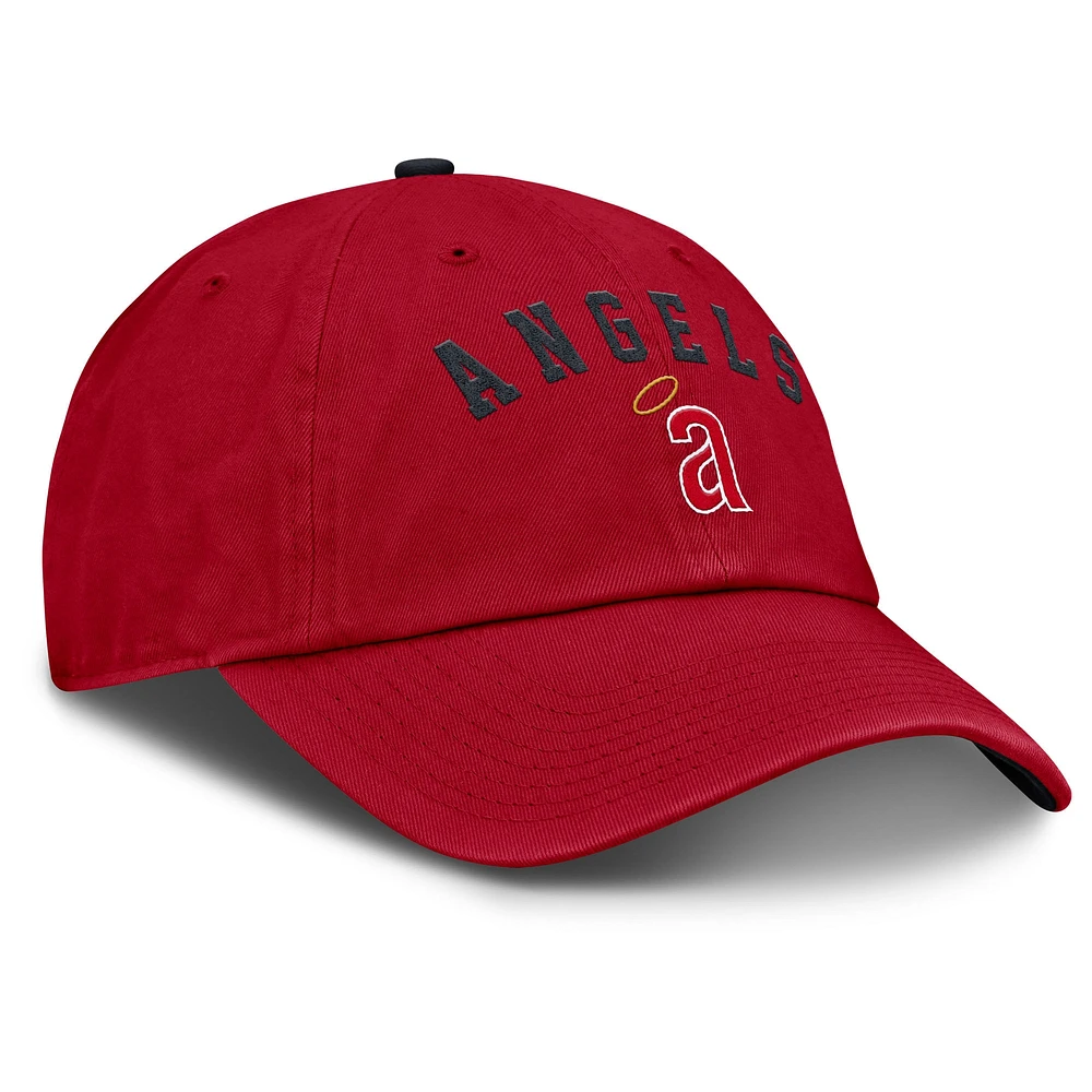 Casquette ajustable Nike rouge California Angels Cooperstown Collection Club pour homme