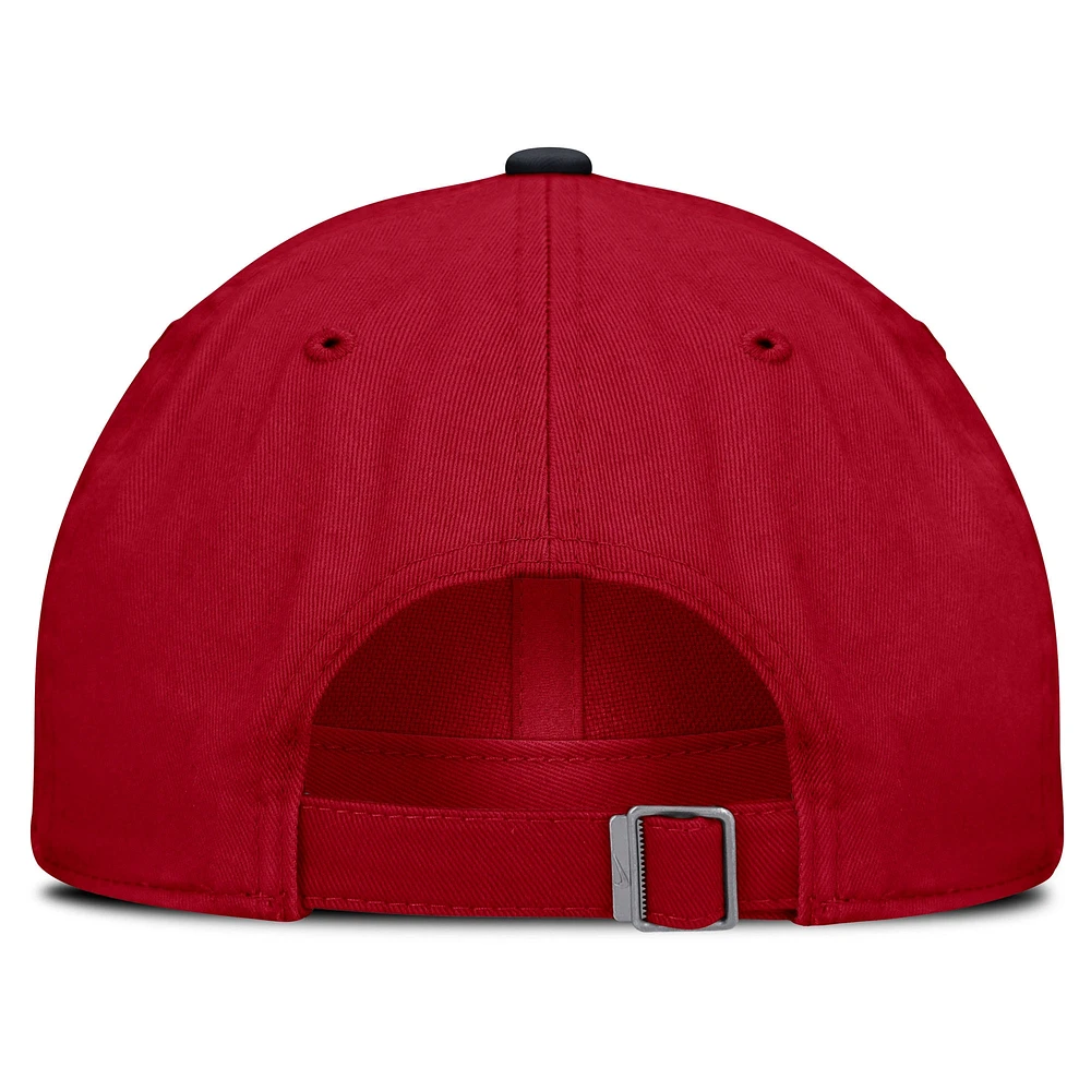 Men's Nike  Red California Angels Cooperstown Collection Club Adjustable Hat