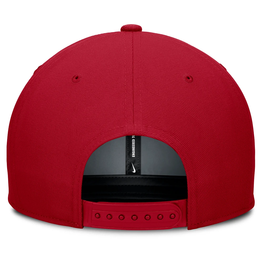 Men's Nike Red California Angels Pro Performance Snapback Hat
