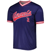 Maillot Homme Stitches Navy California Angels Cooperstown Collection Team