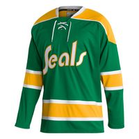 Men's adidas Green California Seals Team Classics Authentic - Jersey