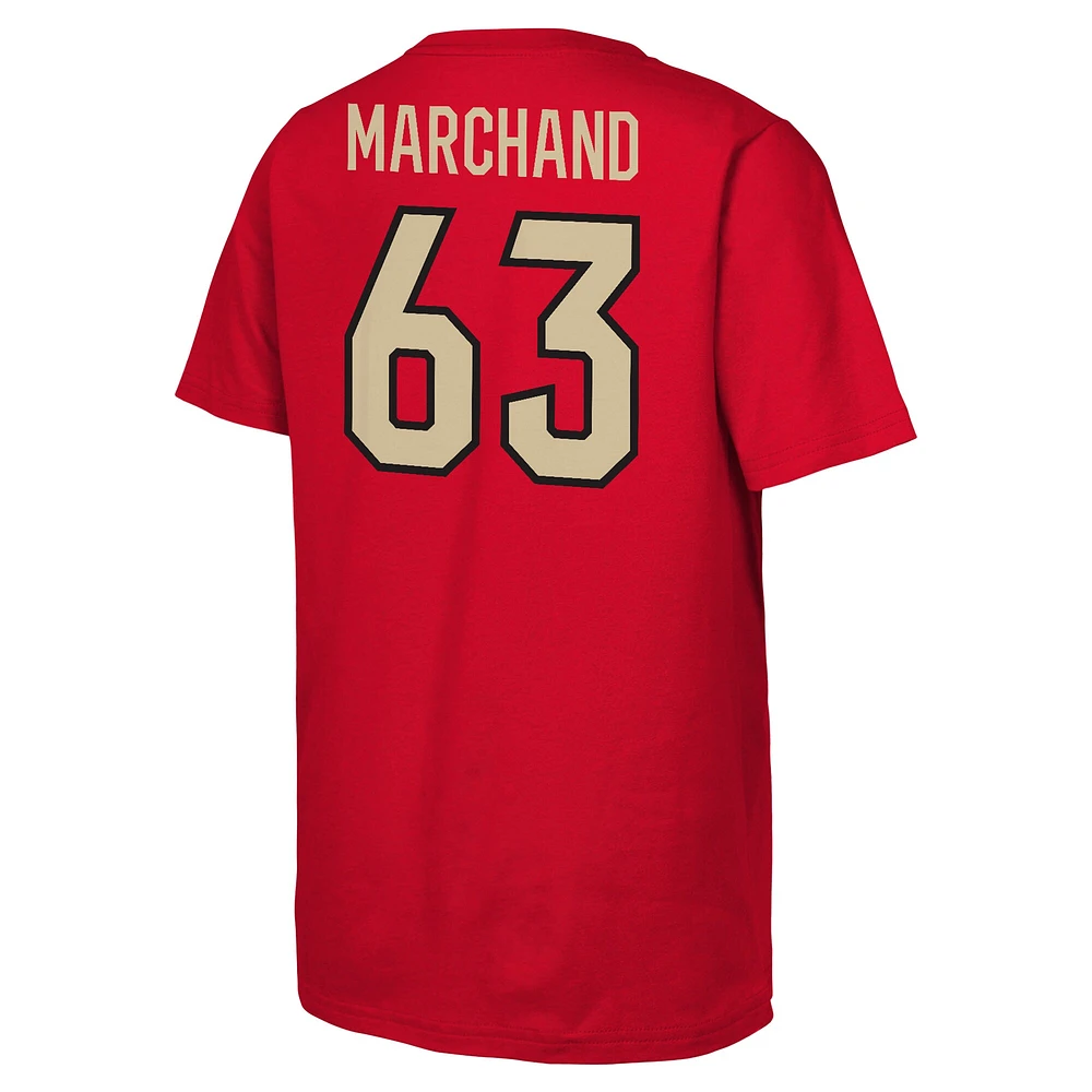 Youth Brad Marchand Red Hockey Canada 2025 Nations Face-Off Player T-Shirt