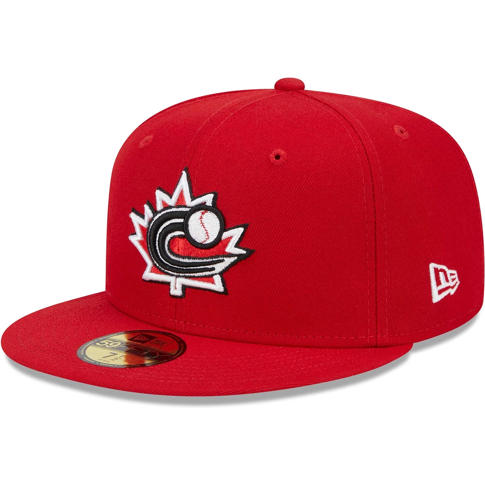 Classique mondiale de Baseball 59FIFTY Canada 2023 New Era pour homme, rouge - Casquette ajustée