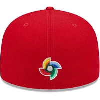 Classique mondiale de Baseball 59FIFTY Canada 2023 New Era pour homme, rouge - Casquette ajustée