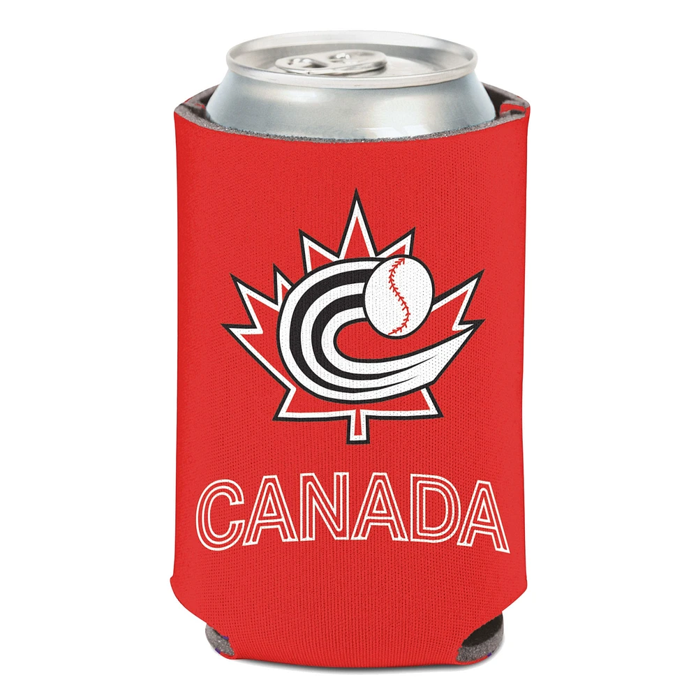 WinCraft Canada Baseball 12 oz. Refroidisseur de canettes World Baseball Classic 2023