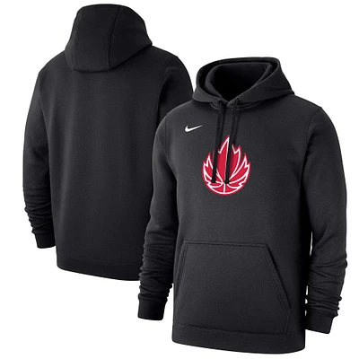 Men's Nike  Black Canada Basketball Club Fleece Pullover Hoodie