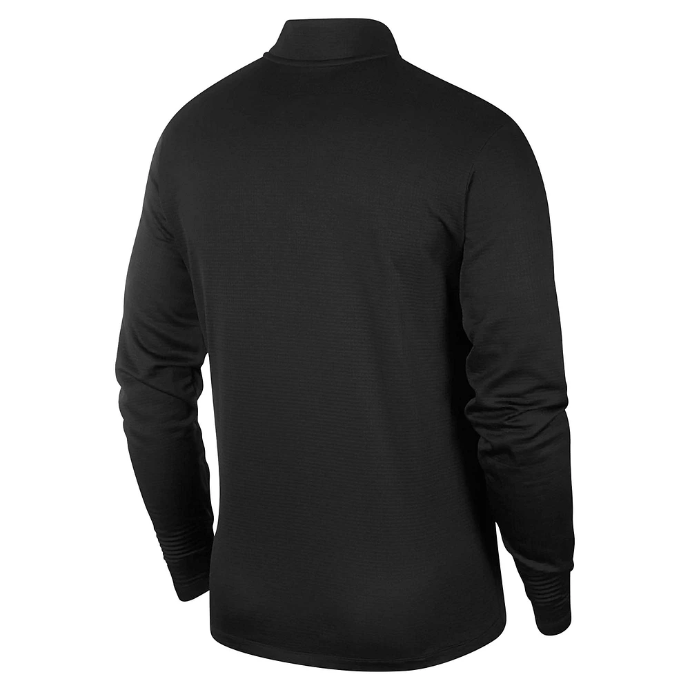 Men's Nike Black Canada Basketball Pacer Performance Quarter-Zip Top