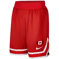 Men's Nike Red Canada Basketball 2023 Pre-Game Shorts