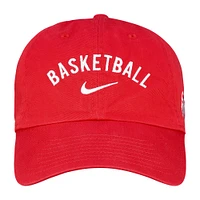 Men's Nike Red Canada Basketball Campus Adjustable Hat