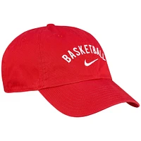 Men's Nike Red Canada Basketball Campus Adjustable Hat
