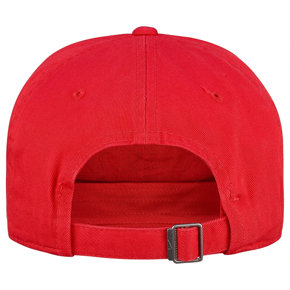 Men's Nike Red Canada Basketball Campus Adjustable Hat