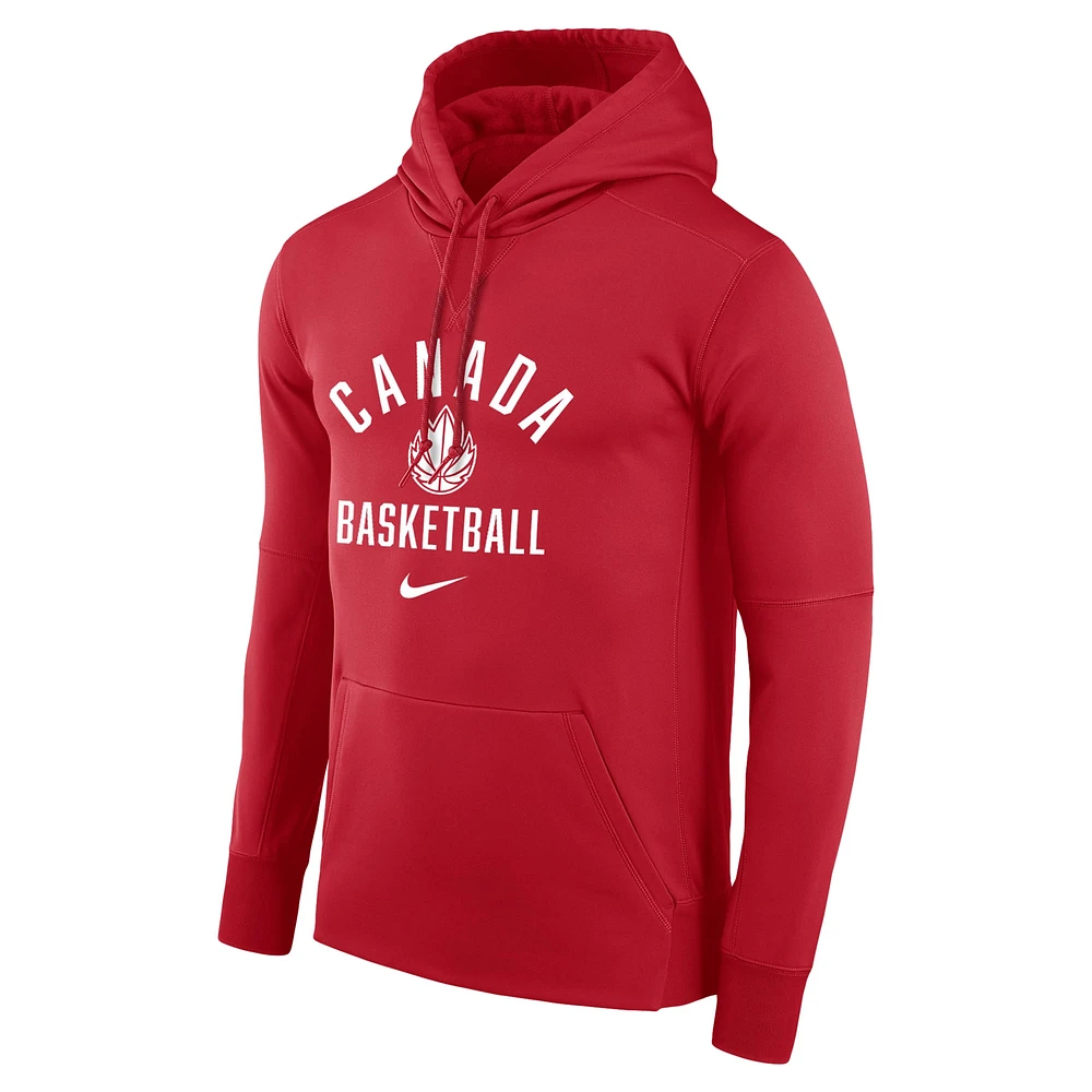 Men's Nike Canada Basketball Therma Pullover Hoodie