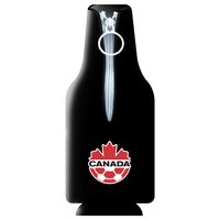 Black Canada Soccer 12oz. Logo Bottle Hugger