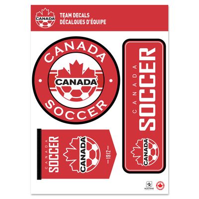 Canada Soccer 8" x 11" Team - Decal Set