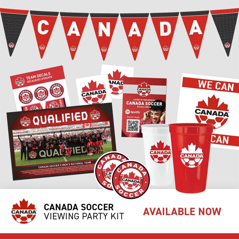 Canada Soccer Viewing Party Kit