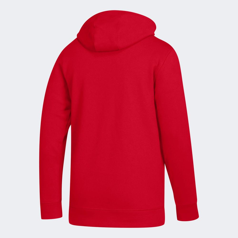 Men's adidas Red Canada Soccer Goal - Pullover Hoodie