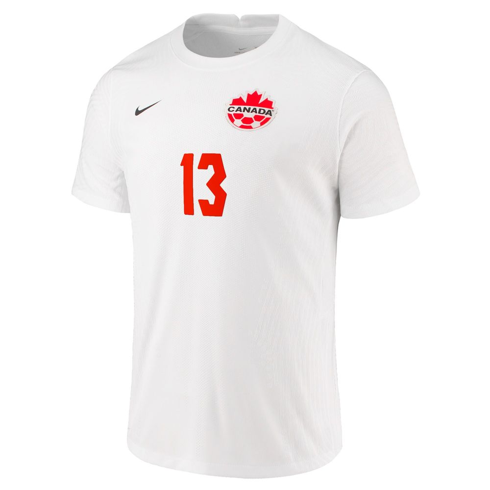 Nike Men's Nike Atiba Hutchinson White Canada Soccer 2021 Away - Authentic  Player Jersey
