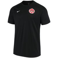 Men's Nike Black Canada Soccer 2021/22 Third - Replica Blank Jersey