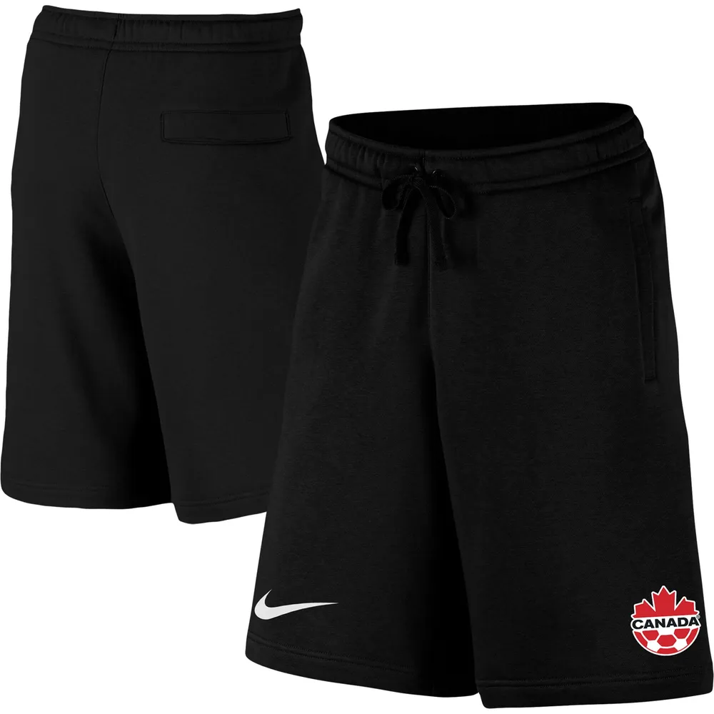 Short en molleton Nike Canada Soccer Club pour homme, noir