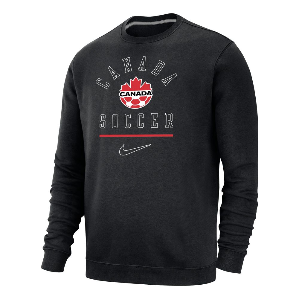 Men's Nike Black Canada Soccer Club - Pullover Sweatshirt